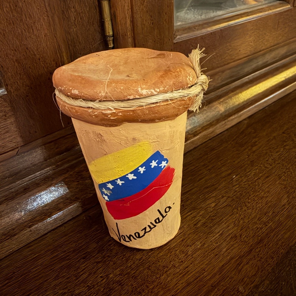 Handcrafted Venezuela Flag Clay Cup